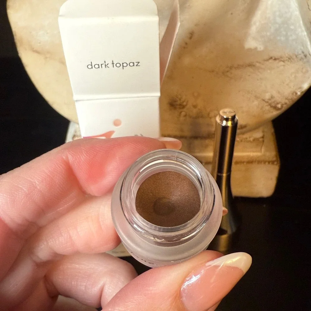 Jane Iredale Mystikol Powdered Eyeliner Dark Topaz Metallic Brown 0.06 oz NIB